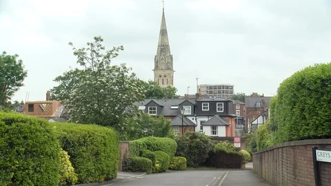 Church in England Stock Footage 89714166