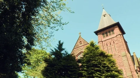 Church Exterior Stock Footage 74128792