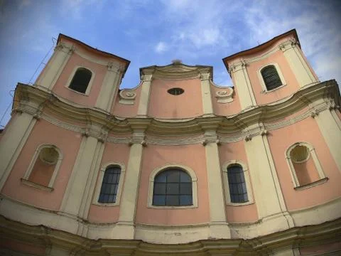 Church facade Foto stock