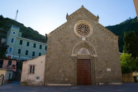 Church Facade 스톡 사진