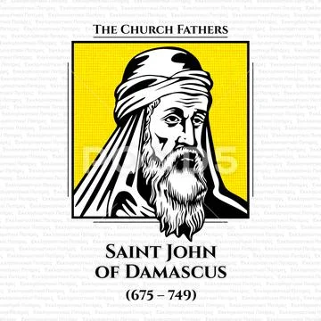 The church fathers. Saint John of Damascus Illustration #118716868