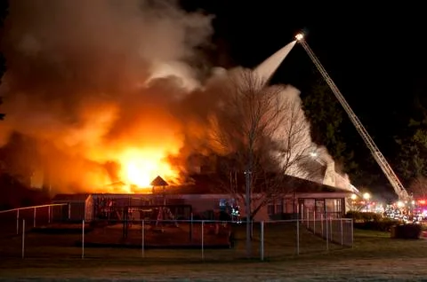 Church Fire Stock Photos