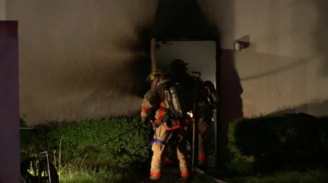 Church Fire SPFR#3 Stock Footage 937254