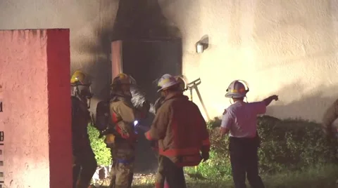 Church Fire SPFR#7 Stock Footage 937115