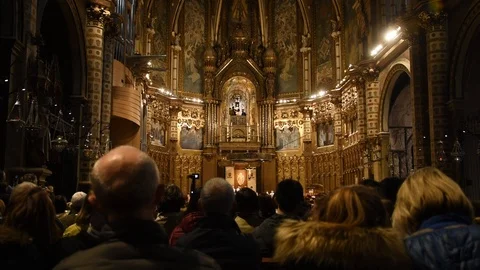 In the church Stock Footage 87040101