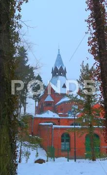 Church in the forrest. Stock Photos