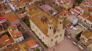 Church Fortress Valencia In Spain Stock Footage