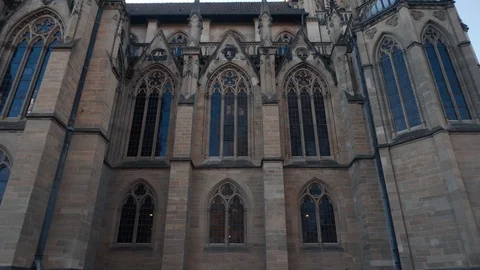 Church front wall Video stock 104582686