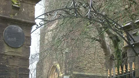 Church Gate Stock Footage 11163830