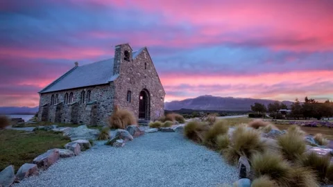 Church of the good shepherd Stock Footage 132461318