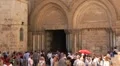 Church of the Holy Sepulchre in Jerusalem, Israel HD Footage