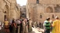 Church of the Holy Sepulchre in Jerusalem, Israel HD Footage