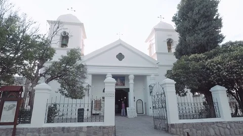 Church of Humahuaca Stock Footage 105671876
