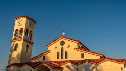 Church Hyperlapse all around Stock Footage 149906998