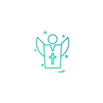 Church icon design vector Illustrazione stock