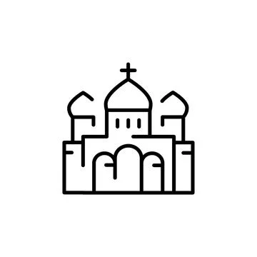 Church Icon Stock Illustration