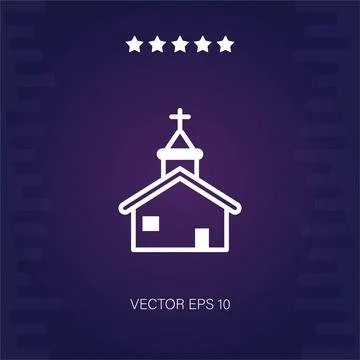 Church  icon Illustrazione stock