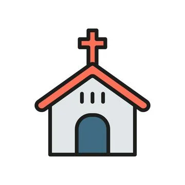 Church icon vector design templates simple and modern Stock Illustration