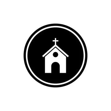 Church icon vector 스톡 일러스트