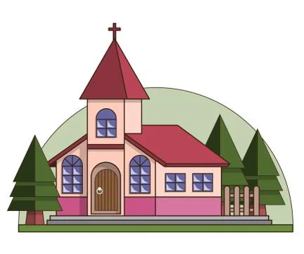 Church. Stock Illustration