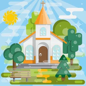 Church. Stock Illustration