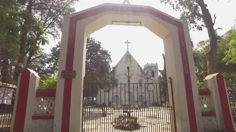 Church in India Stock Footage 241162049