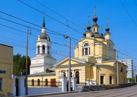 Church of the Intercession of the Blessed Virgin Mary in Krasnoye Selo, Nizhn Stock Photos
