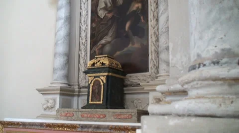 Church Interior 2 Stock Footage 35422273