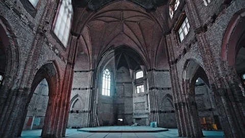 Church interior background Stock-Footage 89766447