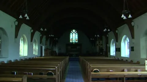 Church Interior Video stock 11020058