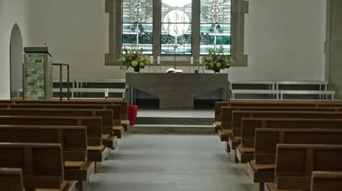 Church interior Stock Footage 11284878