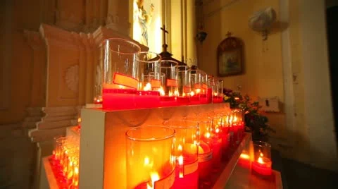 Church interior Stock Footage 11522307