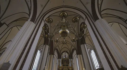 Church Interior Stock Footage 36052720