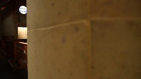 Church interior Видео 77045513