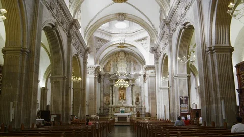 Church Interior Stock Footage 96182733