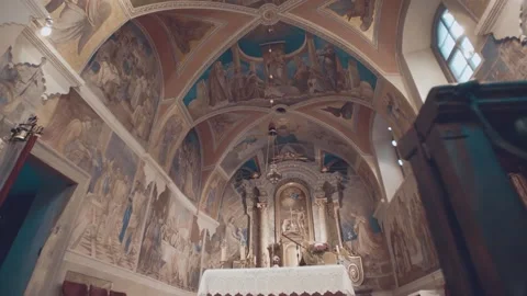 Church interior Stock Footage 166520620