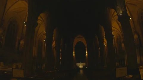 Church Interior Video stock 206346846