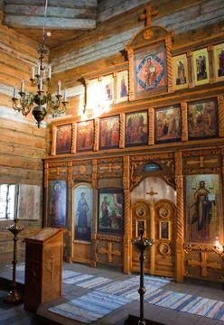 Church interior Stock Photos