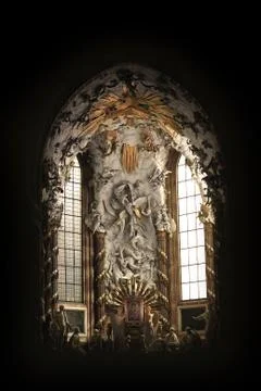 Church interior Stock Photos