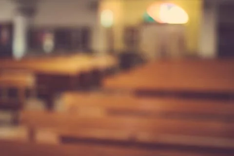 Church interior Stock Photos