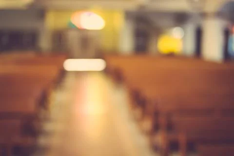 Church interior Stock Photos
