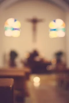 Church interior Stock Photos