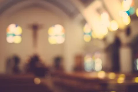 Church interior Stock Photos