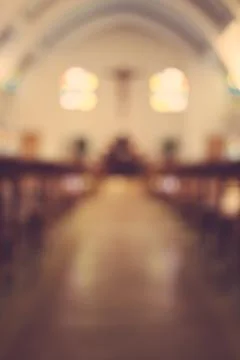 Church interior Stock Photos