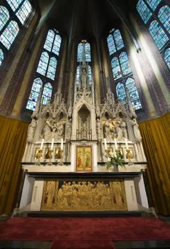 Church interior Stock Photos