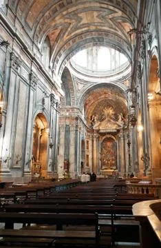 Church interior Stock Photos