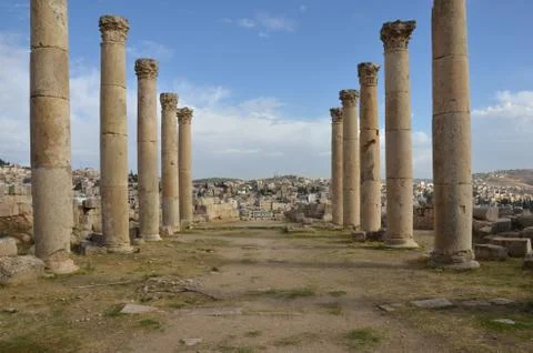 Church, jerash 스톡 사진