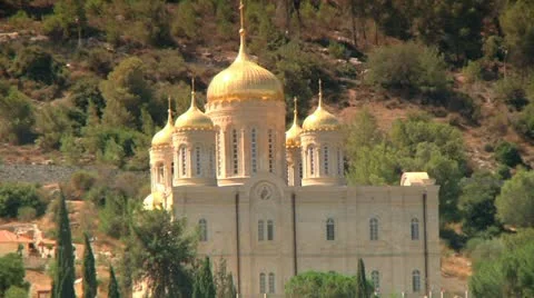 Church in Jerusalem Stock Footage 10952192