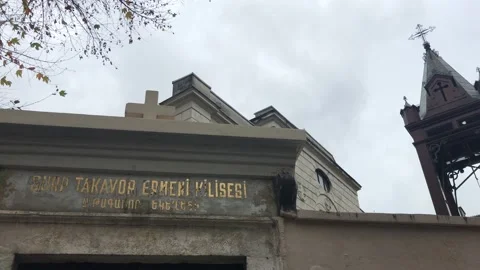 The church in Kadıköy Stock Footage 145223080