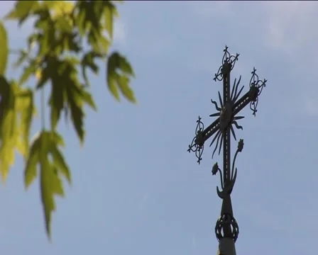 A Church in Kiev Stock Footage 52421559